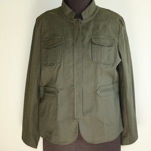 Size 18 Khaki utility Jacket Ricki's NBW Casual Military SPRING jacket